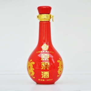 仿紅花郎原漿酒陶瓷酒瓶